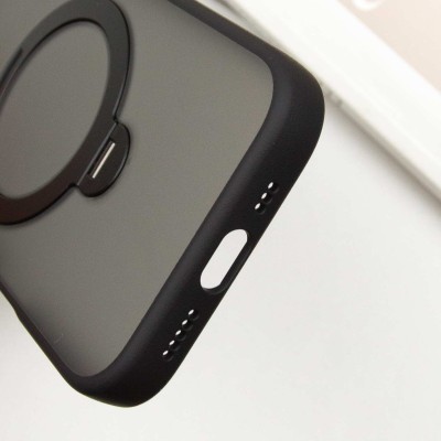 TPU+PC чохол Metal Buttons with MagSafe Colorful HQ Ring для Apple iPhone 16 (6.1") Black TPU+PC чохол Metal Buttons with MagSafe Colorful HQ Ring для Apple iPhone 16 (6.1") Black