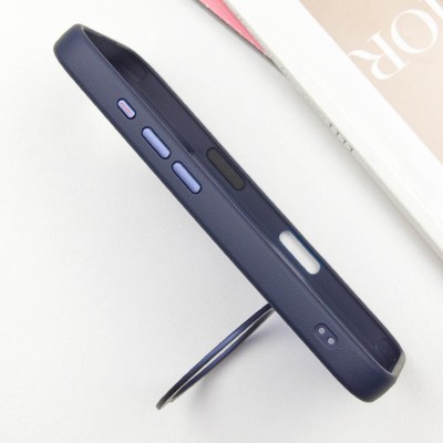 TPU+PC чохол Metal Buttons with MagSafe Colorful HQ Ring для Apple iPhone 16 (6.1") Dark Blue TPU+PC чохол Metal Buttons with MagSafe Colorful HQ Ring для Apple iPhone 16 (6.1") Dark Blue