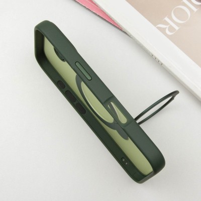TPU+PC чохол Metal Buttons with MagSafe Colorful HQ Ring для Apple iPhone 16 (6.1") Green TPU+PC чохол Metal Buttons with MagSafe Colorful HQ Ring для Apple iPhone 16 (6.1") Green