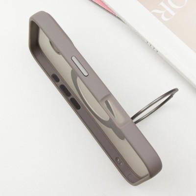 TPU+PC чохол Metal Buttons with MagSafe Colorful HQ Ring для Apple iPhone 16 (6.1") Grey TPU+PC чохол Metal Buttons with MagSafe Colorful HQ Ring для Apple iPhone 16 (6.1") Grey