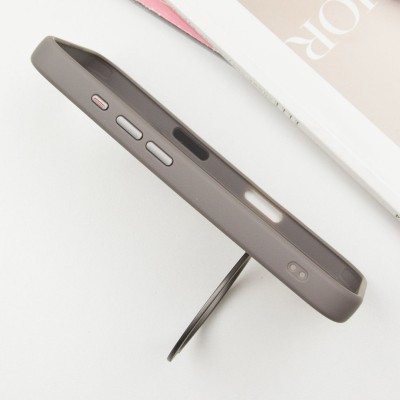 TPU+PC чохол Metal Buttons with MagSafe Colorful HQ Ring для Apple iPhone 16 (6.1") Grey TPU+PC чохол Metal Buttons with MagSafe Colorful HQ Ring для Apple iPhone 16 (6.1") Grey
