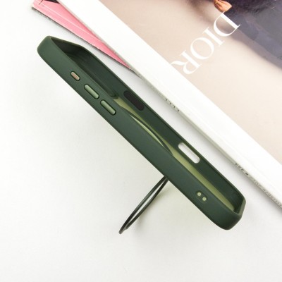 TPU+PC чохол Metal Buttons with MagSafe Colorful HQ Ring для Apple iPhone 16 Pro Max (6.9") Green TPU+PC чохол Metal Buttons with MagSafe Colorful HQ Ring для Apple iPhone 16 Pro Max (6.9") Green