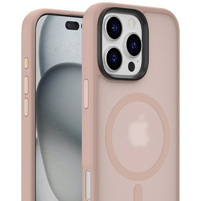 TPU+PC чохол Metal Buttons with MagSafe Colorful для Apple iPhone 16 Pro (6.3") Золотий TPU+PC чохол Metal Buttons with MagSafe Colorful для Apple iPhone 16 Pro (6.3") Золотий