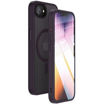 TPU+PC чохол Metal Buttons with MagSafe Colorful для Apple iPhone 16e (6.1") Темно-фіолетовий / Dark Purple TPU+PC чохол Metal Buttons with MagSafe Colorful для Apple iPhone 16e (6.1") Темно-фіолетовий / Dark Purple