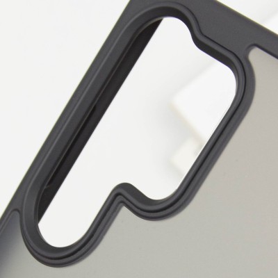 TPU+PC чохол Metal Buttons with MagSafe Colorful для Samsung Galaxy S24 Ultra Чорний / Black