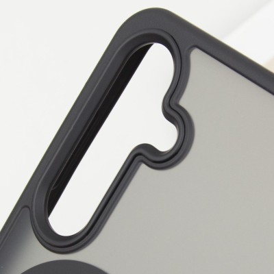 TPU+PC чохол Metal Buttons with MagSafe Colorful для Samsung Galaxy S24+ Чорний / Black TPU+PC чохол Metal Buttons with MagSafe Colorful для Samsung Galaxy S24+ Чорний / Black