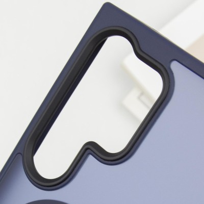 TPU+PC чохол Metal Buttons with MagSafe Colorful для Samsung Galaxy S25 Ultra Синій / Navy Blue TPU+PC чохол Metal Buttons with MagSafe Colorful для Samsung Galaxy S25 Ultra Синій / Navy Blue
