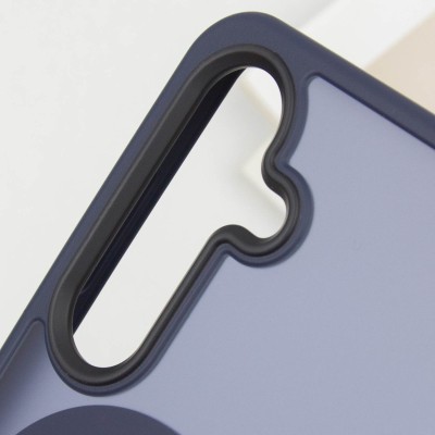 TPU+PC чохол Metal Buttons with MagSafe Colorful для Samsung Galaxy S25 Синій / Navy Blue TPU+PC чохол Metal Buttons with MagSafe Colorful для Samsung Galaxy S25 Синій / Navy Blue