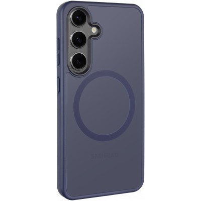TPU+PC чохол Metal Buttons with MagSafe Colorful для Samsung Galaxy S25+ Синій / Navy Blue TPU+PC чохол Metal Buttons with MagSafe Colorful для Samsung Galaxy S25+ Синій / Navy Blue