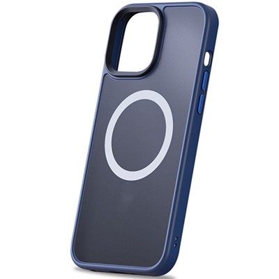 TPU+PC чохол Metal Buttons with MagSafe для Apple iPhone 13 Pro Max (6.7") Синій TPU+PC чохол Metal Buttons with MagSafe для Apple iPhone 13 Pro Max (6.7") Синій