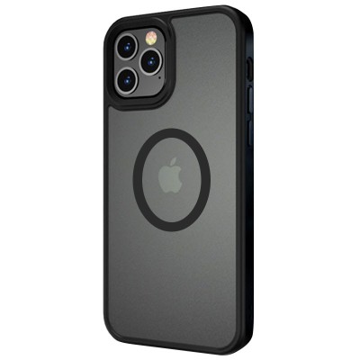 TPU+PC чохол Metal Buttons with MagSafe для Apple iPhone 13 Pro Max (6.7") Чорний TPU+PC чохол Metal Buttons with MagSafe для Apple iPhone 13 Pro Max (6.7") Чорний