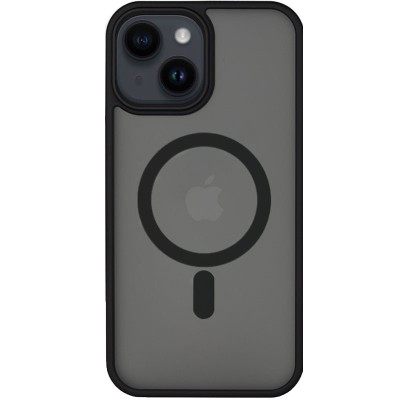 TPU+PC чохол Metal Buttons with MagSafe для Apple iPhone 14 Plus (6.7") Чорний TPU+PC чохол Metal Buttons with MagSafe для Apple iPhone 14 Plus (6.7") Чорний