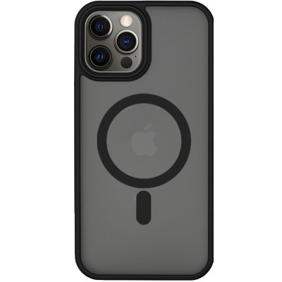 TPU+PC чохол Metal Buttons with MagSafe для Apple iPhone 14 Pro Max (6.7") Чорний TPU+PC чохол Metal Buttons with MagSafe для Apple iPhone 14 Pro Max (6.7") Чорний