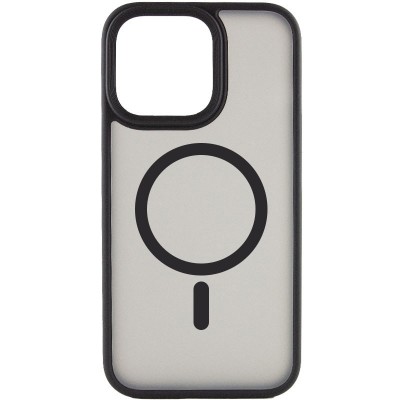 TPU+PC чохол Metal Buttons with MagSafe для Apple iPhone 15 Pro (6.1") Чорний TPU+PC чохол Metal Buttons with MagSafe для Apple iPhone 15 Pro (6.1") Чорний