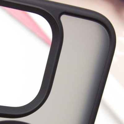 TPU+PC чохол Metal Buttons with MagSafe для Apple iPhone 16 Pro Max (6.9") Чорний