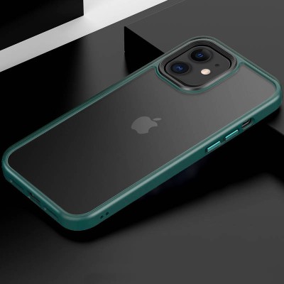 TPU+PC чохол Metal Buttons для Apple iPhone 11 (6.1") Зелений TPU+PC чохол Metal Buttons для Apple iPhone 11 (6.1") Зелений