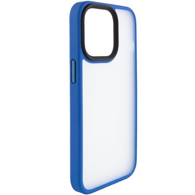 TPU+PC чохол Metal Buttons для Apple iPhone 12 Pro / 12 (6.1") Блакитний TPU+PC чохол Metal Buttons для Apple iPhone 12 Pro / 12 (6.1") Блакитний