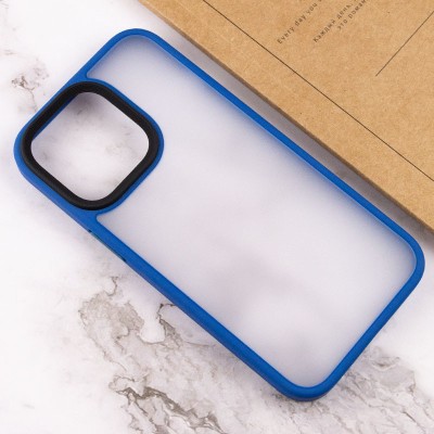 TPU+PC чохол Metal Buttons для Apple iPhone 12 Pro / 12 (6.1") Блакитний TPU+PC чохол Metal Buttons для Apple iPhone 12 Pro / 12 (6.1") Блакитний