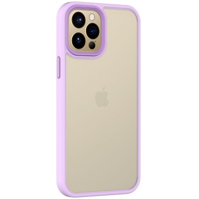 TPU+PC чохол Metal Buttons для Apple iPhone 12 Pro / 12 (6.1") Бузковий TPU+PC чохол Metal Buttons для Apple iPhone 12 Pro / 12 (6.1") Бузковий