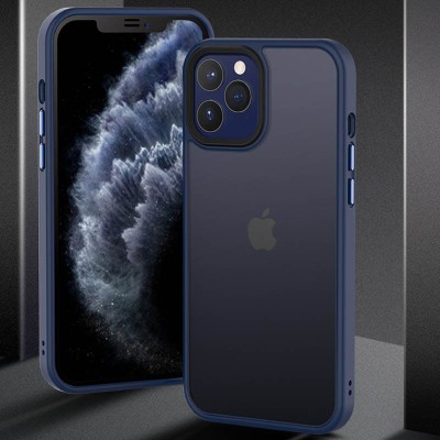 TPU+PC чохол Metal Buttons для Apple iPhone 12 Pro / 12 (6.1") Синій TPU+PC чохол Metal Buttons для Apple iPhone 12 Pro / 12 (6.1") Синій