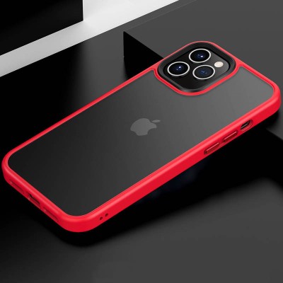 TPU+PC чохол Metal Buttons для Apple iPhone 12 Pro / 12 (6.1") Червоний TPU+PC чохол Metal Buttons для Apple iPhone 12 Pro / 12 (6.1") Червоний
