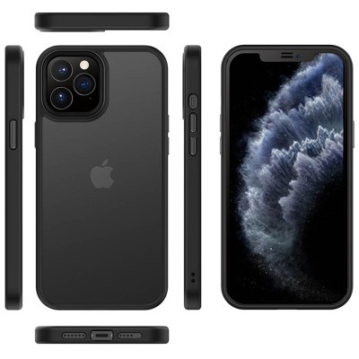 TPU+PC чохол Metal Buttons для Apple iPhone 12 Pro / 12 (6.1") Чорний TPU+PC чохол Metal Buttons для Apple iPhone 12 Pro / 12 (6.1") Чорний