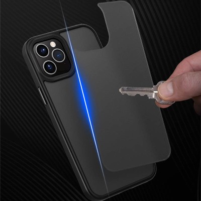 TPU+PC чохол Metal Buttons для Apple iPhone 12 Pro / 12 (6.1") Чорний TPU+PC чохол Metal Buttons для Apple iPhone 12 Pro / 12 (6.1") Чорний