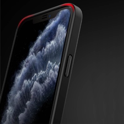 TPU+PC чохол Metal Buttons для Apple iPhone 12 Pro / 12 (6.1") Чорний TPU+PC чохол Metal Buttons для Apple iPhone 12 Pro / 12 (6.1") Чорний