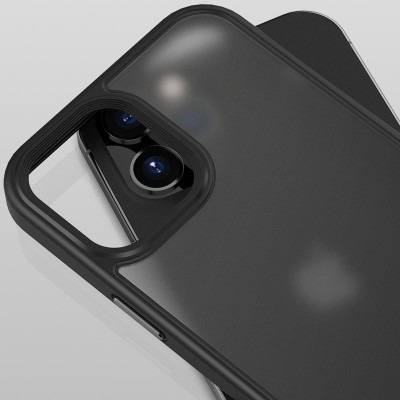 TPU+PC чохол Metal Buttons для Apple iPhone 12 Pro / 12 (6.1") Чорний TPU+PC чохол Metal Buttons для Apple iPhone 12 Pro / 12 (6.1") Чорний