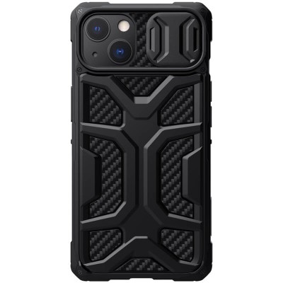 TPU+PC чохол Nillkin CamShield Adventurer (шторка на камеру) для Apple iPhone 13 (6.1") Чорний