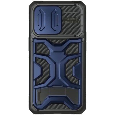 TPU+PC чохол Nillkin CamShield Adventurer Pro (шторка на камеру) для Apple iPhone 14 Pro (6.1") Interstellar Blue TPU+PC чохол Nillkin CamShield Adventurer Pro (шторка на камеру) для Apple iPhone 14 Pro (6.1") Interstellar Blue