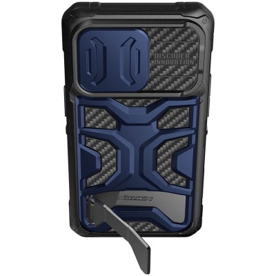 TPU+PC чохол Nillkin CamShield Adventurer Pro (шторка на камеру) для Apple iPhone 14 Pro (6.1") Interstellar Blue TPU+PC чохол Nillkin CamShield Adventurer Pro (шторка на камеру) для Apple iPhone 14 Pro (6.1") Interstellar Blue