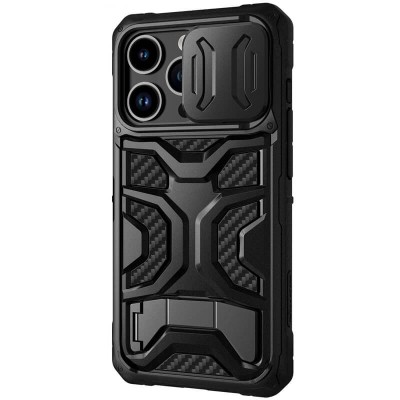 TPU+PC чохол Nillkin CamShield Adventurer Pro (шторка на камеру) для Apple iPhone 14 Pro Max (6.7") Armor Black TPU+PC чохол Nillkin CamShield Adventurer Pro (шторка на камеру) для Apple iPhone 14 Pro Max (6.7") Armor Black