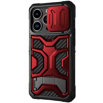 TPU+PC чохол Nillkin CamShield Adventurer Pro (шторка на камеру) для Apple iPhone 14 Pro Max (6.7") Maga Red TPU+PC чохол Nillkin CamShield Adventurer Pro (шторка на камеру) для Apple iPhone 14 Pro Max (6.7") Maga Red