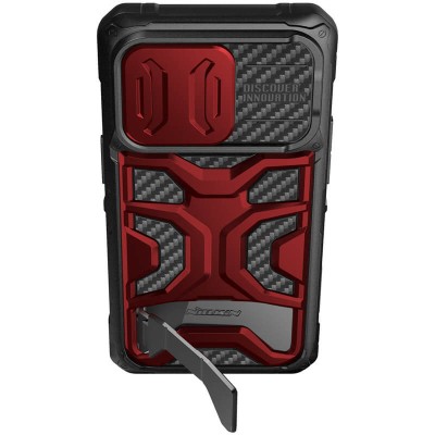 TPU+PC чохол Nillkin CamShield Adventurer Pro (шторка на камеру) для Apple iPhone 14 Pro Max (6.7") Maga Red TPU+PC чохол Nillkin CamShield Adventurer Pro (шторка на камеру) для Apple iPhone 14 Pro Max (6.7") Maga Red