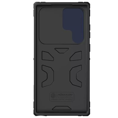 TPU+PC чохол Nillkin CamShield Adventurer Pro (шторка на камеру) для Samsung Galaxy S23 Ultra Interstellar Blue