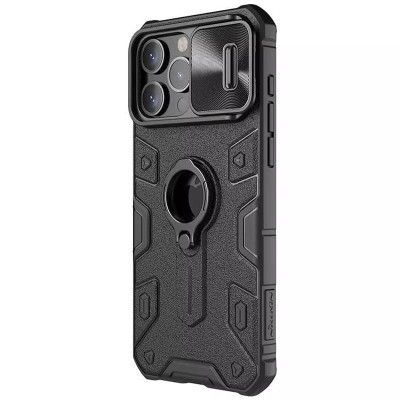 TPU+PC чохол Nillkin CamShield Armor (шторка на камеру) для Apple iPhone 15 Pro (6.1") Чорний TPU+PC чохол Nillkin CamShield Armor (шторка на камеру) для Apple iPhone 15 Pro (6.1") Чорний