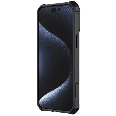 TPU+PC чохол Nillkin CamShield Armor (шторка на камеру) для Apple iPhone 15 Pro (6.1") Чорний TPU+PC чохол Nillkin CamShield Armor (шторка на камеру) для Apple iPhone 15 Pro (6.1") Чорний