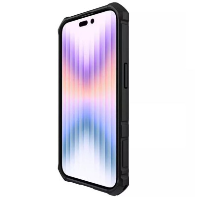 TPU+PC чохол Nillkin CamShield Armor Pro no logo (шторка на камеру) для Apple iPhone 14 Pro (6.1") Синій TPU+PC чохол Nillkin CamShield Armor Pro no logo (шторка на камеру) для Apple iPhone 14 Pro (6.1") Синій