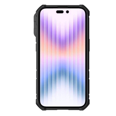 TPU+PC чохол Nillkin CamShield Armor Pro no logo (шторка на камеру) для Apple iPhone 14 Pro (6.1") Чорний TPU+PC чохол Nillkin CamShield Armor Pro no logo (шторка на камеру) для Apple iPhone 14 Pro (6.1") Чорний