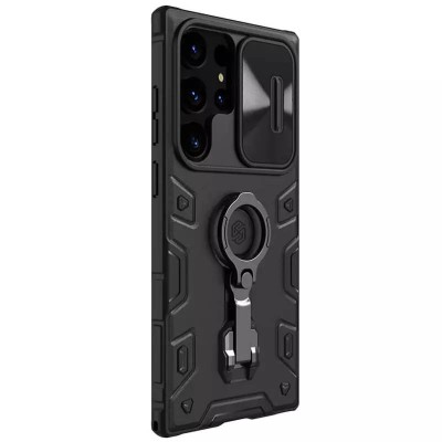 TPU+PC чохол Nillkin CamShield Armor Pro no logo (шторка на камеру) для Samsung Galaxy S23 Ultra Чорний TPU+PC чохол Nillkin CamShield Armor Pro no logo (шторка на камеру) для Samsung Galaxy S23 Ultra Чорний