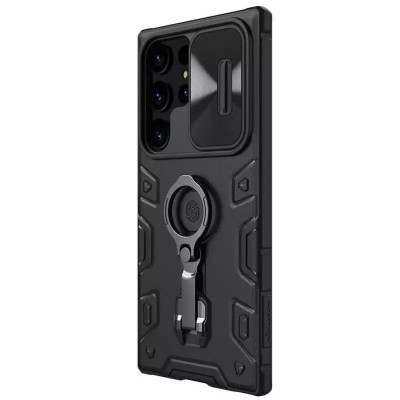 TPU+PC чохол Nillkin CamShield Armor Pro no logo (шторка на камеру) для Samsung Galaxy S23 Ultra Чорний TPU+PC чохол Nillkin CamShield Armor Pro no logo (шторка на камеру) для Samsung Galaxy S23 Ultra Чорний