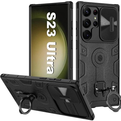 TPU+PC чохол Nillkin CamShield Armor Pro no logo (шторка на камеру) для Samsung Galaxy S23 Ultra Чорний TPU+PC чохол Nillkin CamShield Armor Pro no logo (шторка на камеру) для Samsung Galaxy S23 Ultra Чорний
