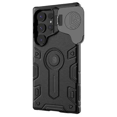 TPU+PC чохол Nillkin CamShield Armor Prop для Samsung Galaxy S25 Ultra Black