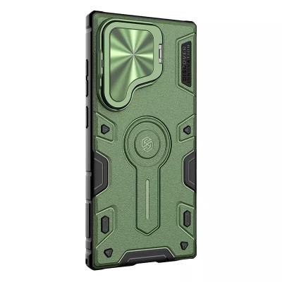 TPU+PC чохол Nillkin CamShield Armor Prop для Samsung Galaxy S25 Ultra Dark Green TPU+PC чохол Nillkin CamShield Armor Prop для Samsung Galaxy S25 Ultra Dark Green