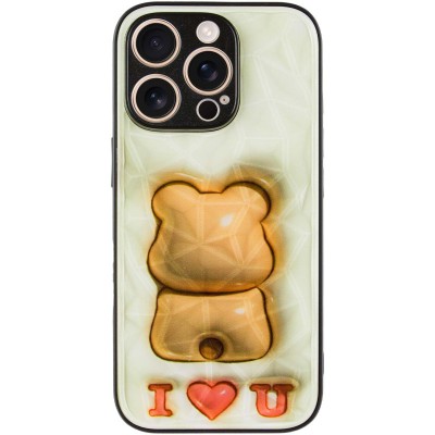 TPU+PC чохол Prisma Fluffie для Apple iPhone 16 Pro Max (6.9") Bear TPU+PC чохол Prisma Fluffie для Apple iPhone 16 Pro Max (6.9") Bear