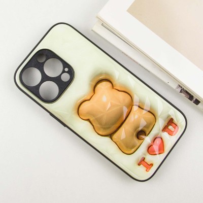 TPU+PC чохол Prisma Fluffie для Apple iPhone 16 Pro Max (6.9") Bear TPU+PC чохол Prisma Fluffie для Apple iPhone 16 Pro Max (6.9") Bear