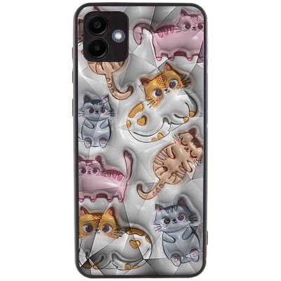 TPU+PC чохол Prisma Fluffie для Samsung Galaxy A05 Kittens