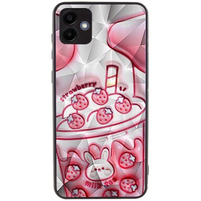 TPU+PC чохол Prisma Fluffie для Samsung Galaxy A05 Strawberry
