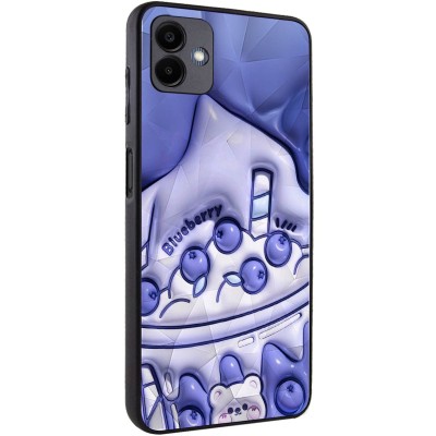 TPU+PC чохол Prisma Fluffie для Samsung Galaxy A06 Blueberry TPU+PC чохол Prisma Fluffie для Samsung Galaxy A06 Blueberry